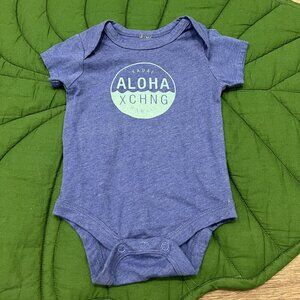 Aloha Exchange Kauai 6M Graphic Print Onesie